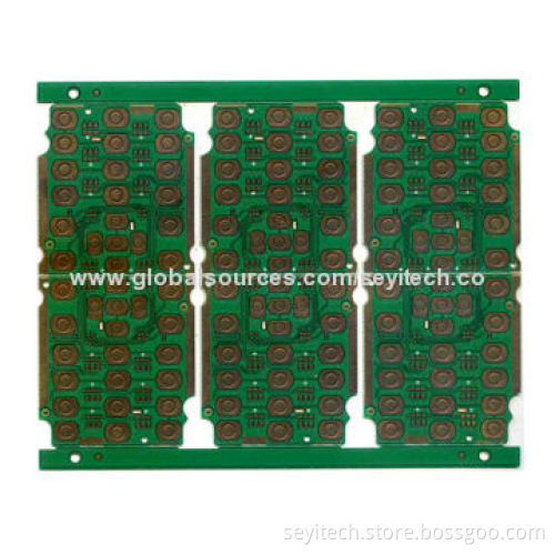 Double-sided Immersion Gold PCB Board, Made of FR4 Material, 2 Layers